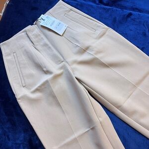 Zara High Waisted Beige Pants